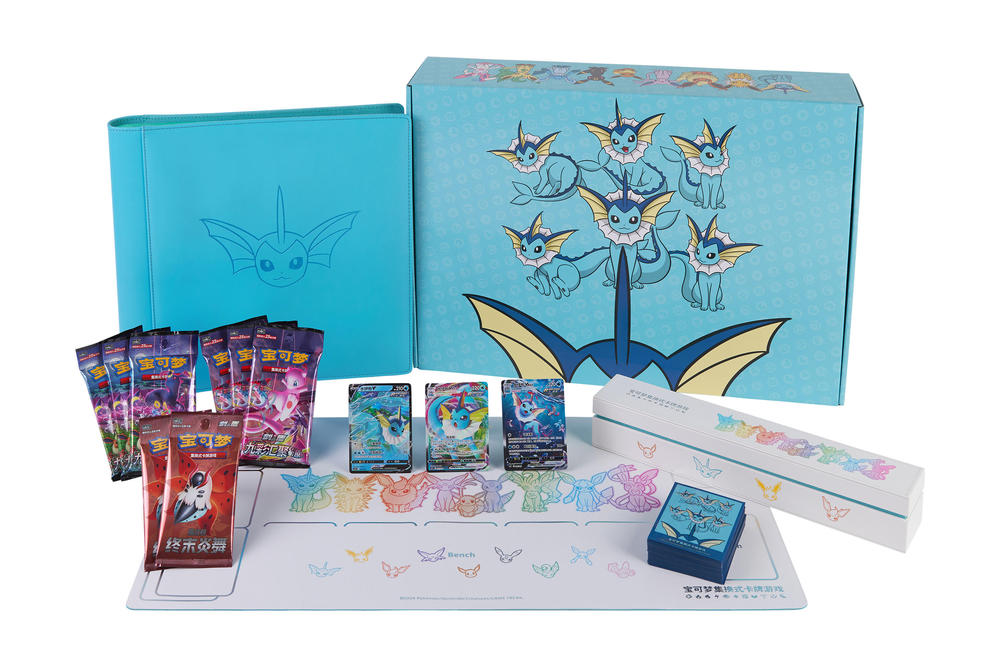 Pokemon Simplified Chinese 2024 Eevee GX Gift Box - Jolteon/Vaporeon/Flareon