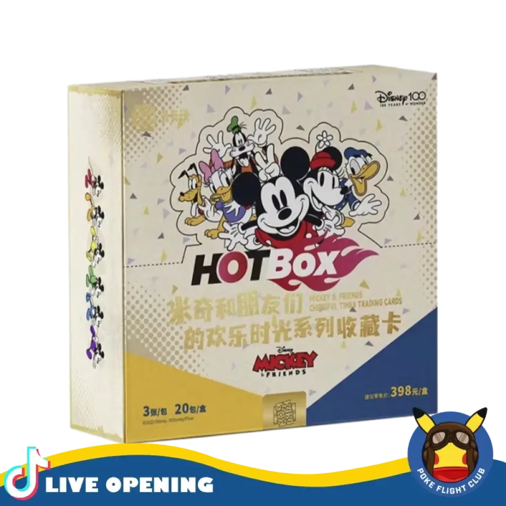 Kakawow Mickey & Friends Hotbox Trading Cards Live Opening @Pokeflightclub Card Games