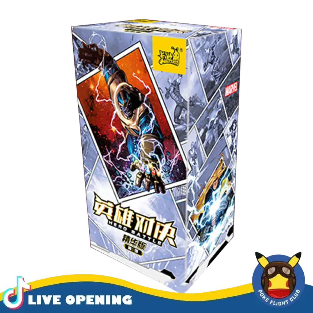 Marvel Hero Battle Essential Edition Vol.1 Cards Live Opening @Pokefligtclub Card Games