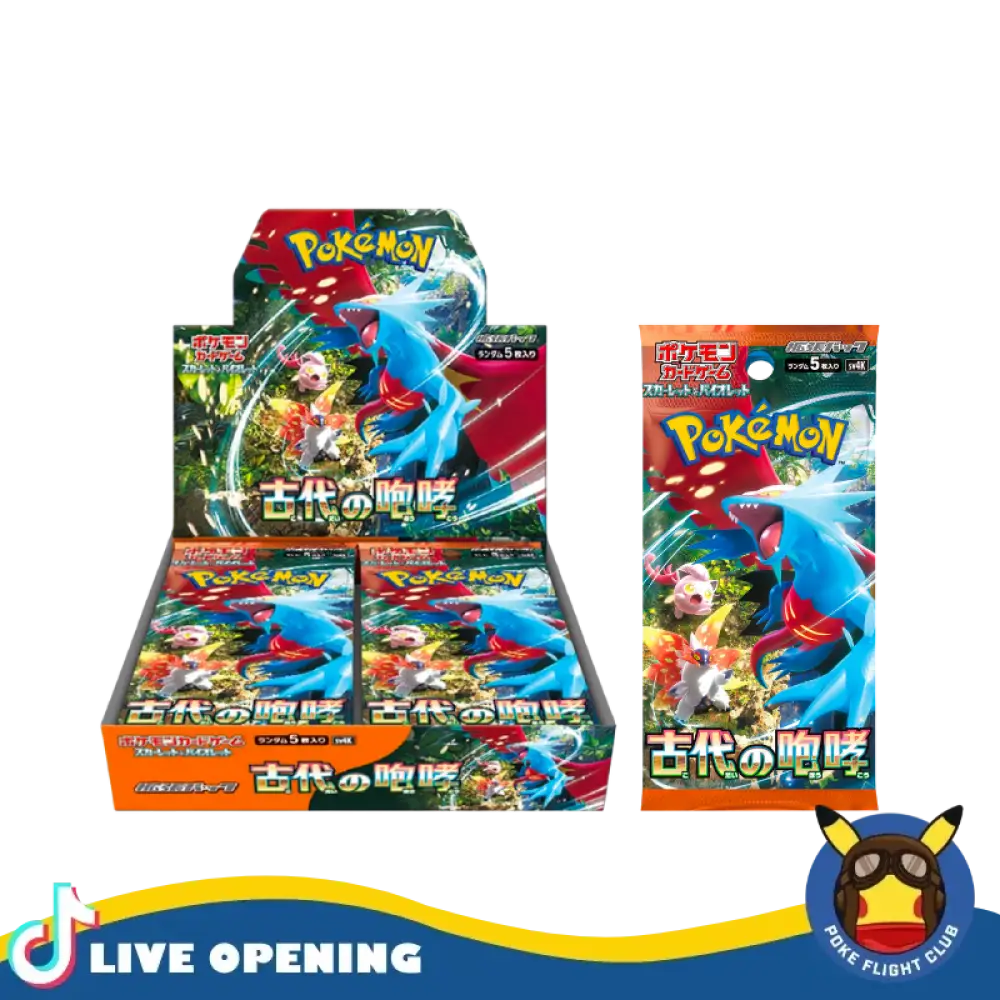 Pokemon Ancient Roar & Future Flash Jp Cards Live Opening @Pokefligtclub Booster Pack Card Games