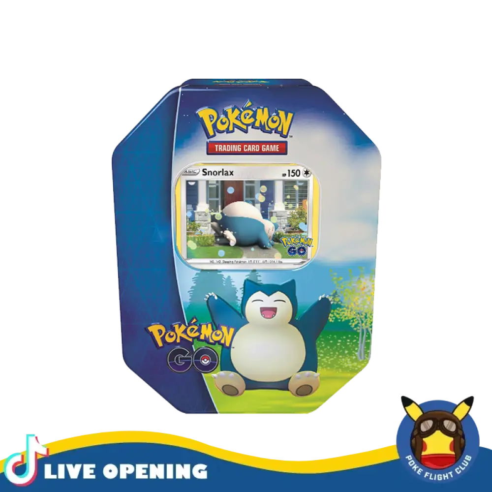 Pokemon Go Tin Cards Live Opening @Pokefligtclub Card Games