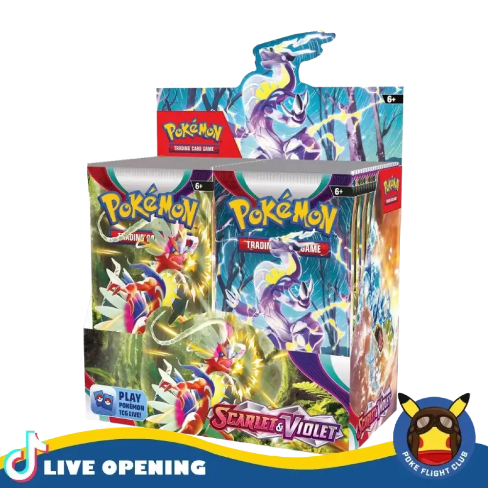 Pokemon EN SV01 Scarlet and Violet Booster CARDS LIVE OPENING @PokeFlightClub