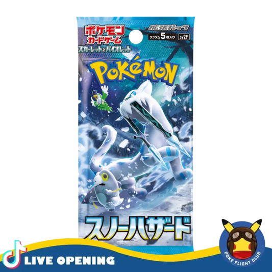 Pokemon JP SV2 Snow Hazard Booster JP CARDS LIVE OPENING @PokeFlightClub