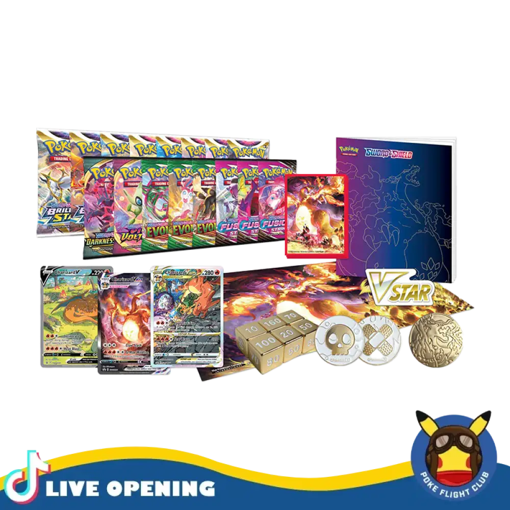 Pokemon Ultra-Premium Collection - Charizard Cards Live Opening @Pokefligtclub Card Games