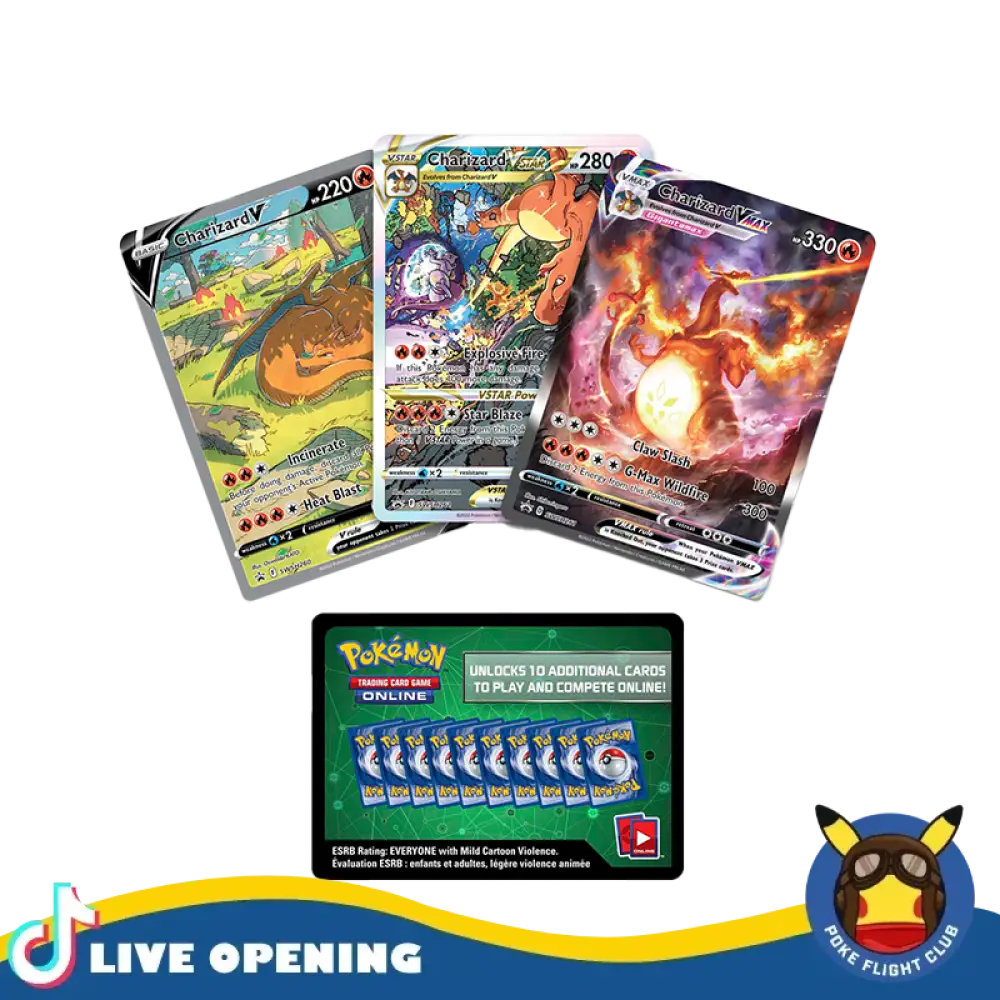 Pokemon Ultra-Premium Collection - Charizard Cards Live Opening @Pokefligtclub Card Games