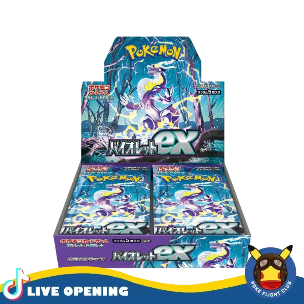 Pokemon Violet Ex Jp Cards Live Opening @Pokeflightclub Card Games