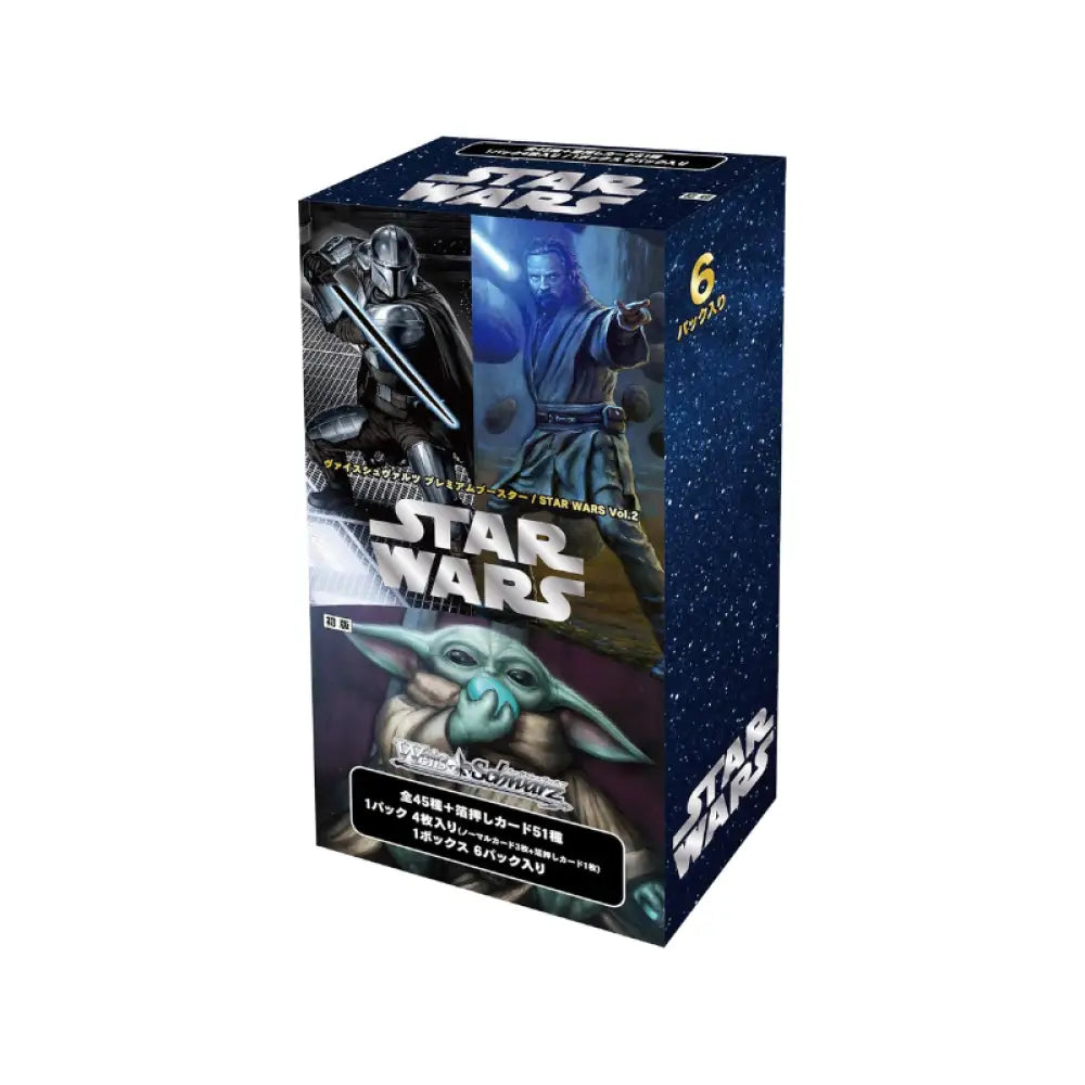 Weiss Schwarz Japanese Star Wars Vol.2 Premium Cards Live Opening Booster Box Card Games