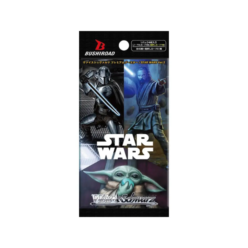 Weiss Schwarz Japanese Star Wars Vol.2 Premium Cards Live Opening Booster Pack Card Games