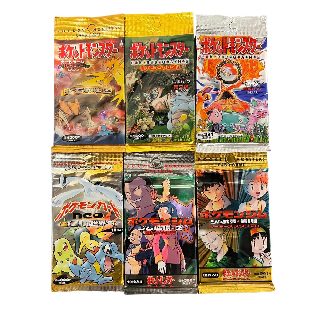 Pokemon Vintage Japanese Booster Pack CARDS LIVE OPENING @Pokeflightclub